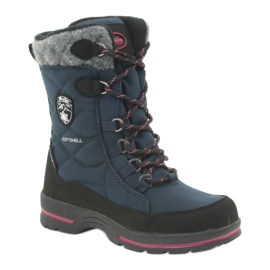 American Club Snow boots with American 801SB granat membrane black navy blue 1