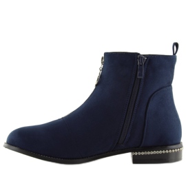 Navy blue boots for women LL6300 Blue 1