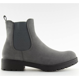 Gray Chelsea boots for women SP16 Gray grey 1