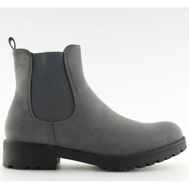 Gray Chelsea boots for women SP16 Gray grey 1