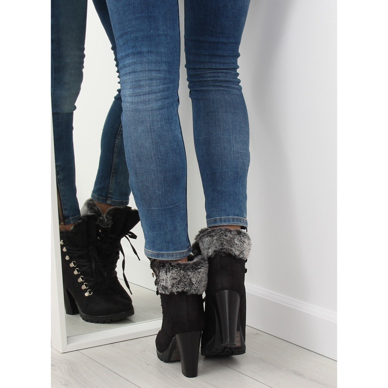 Black high-heeled boots N501 Black 1 Black high-heeled boots N501 Black 1