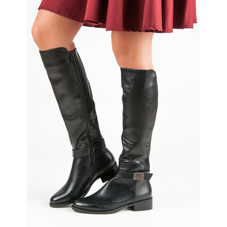 Black VINCEZA boots 2