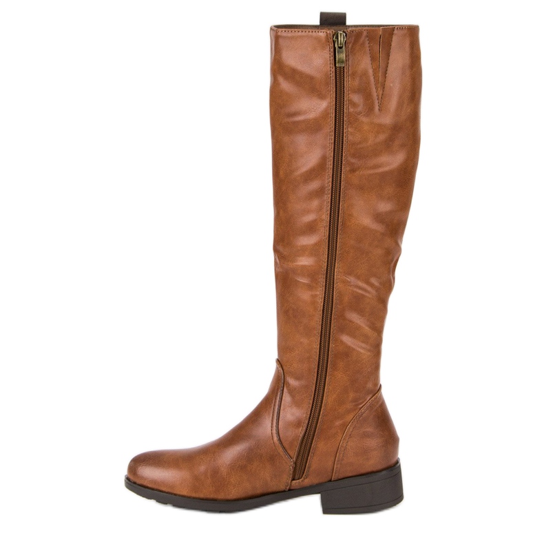 Filippo Classic flat boots brown 1