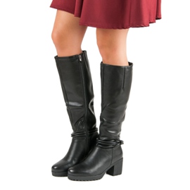 Filippo Casual boots on the post black 2