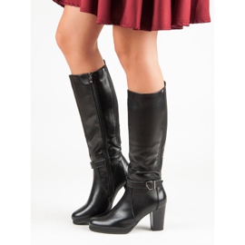 Filippo Warm boots on a post black 2