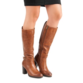 Filippo Warm boots on the post brown 2