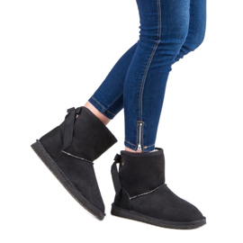 Seastar Suede snow boots black 2