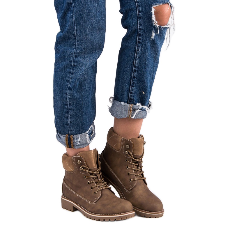 Super Me Knotted Trappers brown 1