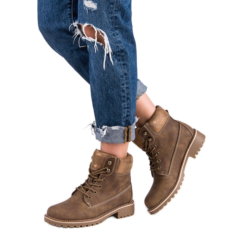 Super Me Knotted Trappers brown 2