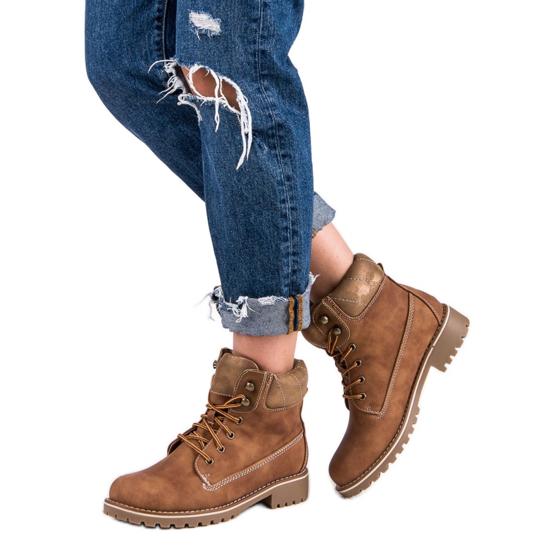 Super Me Knotted Trappers brown 2