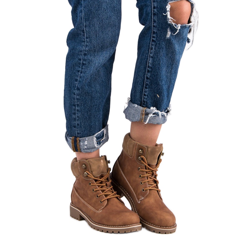 Super Me Knotted Trappers brown 1