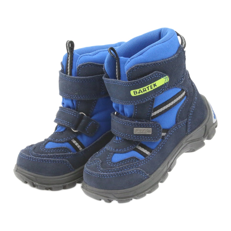 Bartek Children's boots with a 1931 navy blue/blue membrane 4
