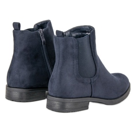 Suede Chelsea boots blue 1 Suede Chelsea boots blue 1