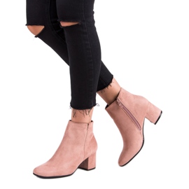 Nio Nio Classic suede boots pink 2 Nio Nio Classic suede boots pink 2