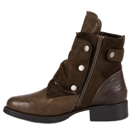 Brown Biker boots 1 Brown Biker boots 1