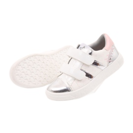 American Club Sneakers, sports shoes American 16699 pink grey white 4