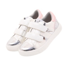 American Club Sneakers, sports shoes American 16699 pink grey white 3