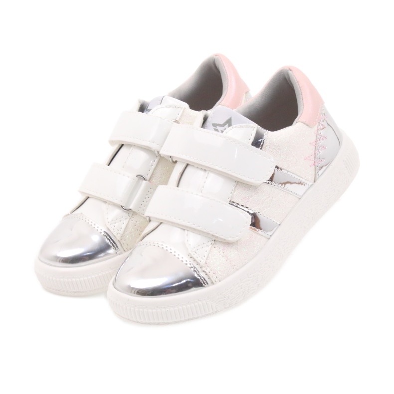 American Club Sneakers, sports shoes American 16699 pink grey white 3