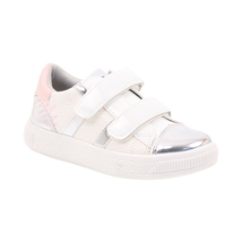 American Club Sneakers, sports shoes American 16699 pink grey white 1