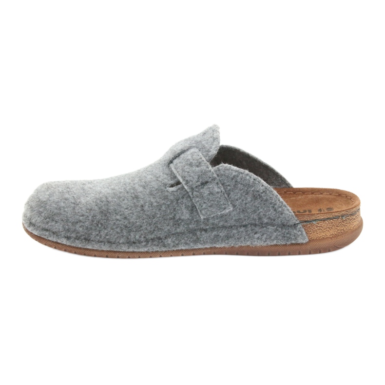 Felt slippers fastened Inblu TH014 gray grey 2