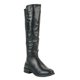 Black riding boots 1