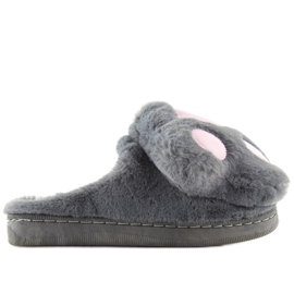 Gray women's slippers DD93 Gray grey 1 Gray women's slippers DD93 Gray grey 1