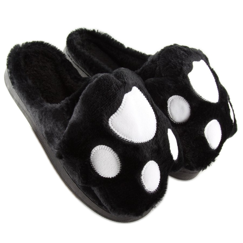 Black women's black slippers DD93 Black 1 Black women's black slippers DD93 Black 1