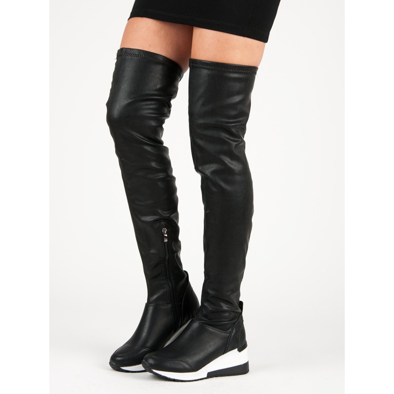 SDS Sporty wedge boots black 2 SDS Sporty wedge boots black 2