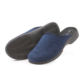 Inblu Men's navy blue slippers 4 Inblu Men's navy blue slippers 4