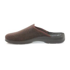 Inblu Men's brown slippers 2