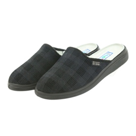 Befado men's shoes125m slippers, health slippers black grey 3