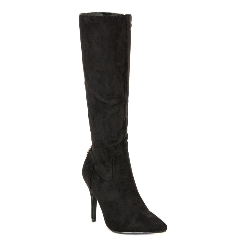 Cm Paris Sexy boots on a high heel black 1 Cm Paris Sexy boots on a high heel black 1