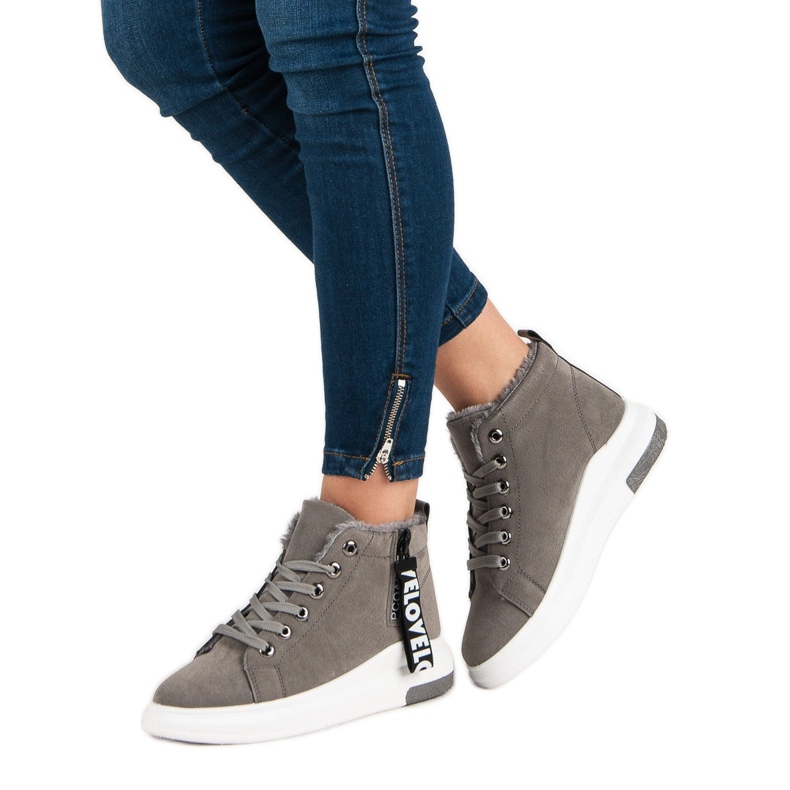 Warm gray sneakers grey 2