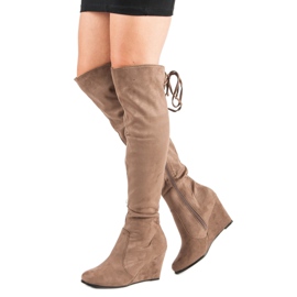 Cm Paris Wedge boots brown 1