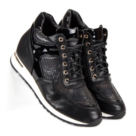 J. Star Lace-up Sneakers black 2