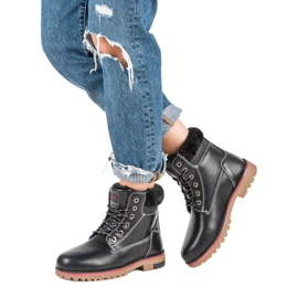 Arrigo Bello Warm Winter Trappers black 2
