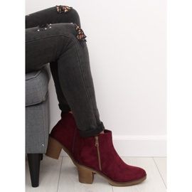 Boots on high heels maroon 2013 Wine Red 2