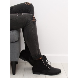Black Women's black boots 8685 Black 1