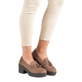 Ch. Creation Stylish moccasin shoes brown 2