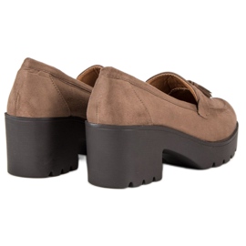 Ch. Creation Stylish moccasin shoes brown 1