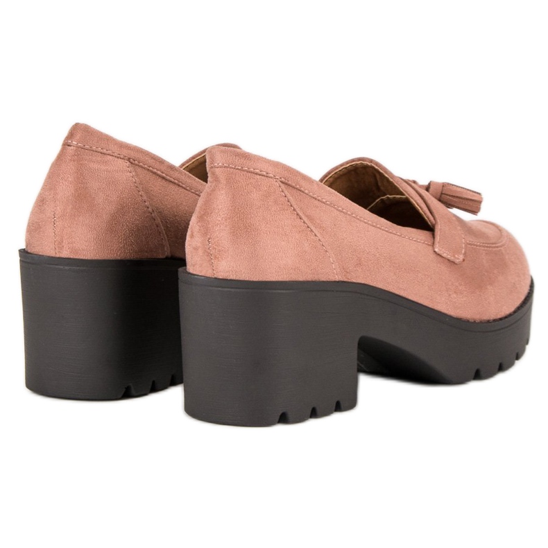 Ch. Creation Stylish moccasin shoes pink 1