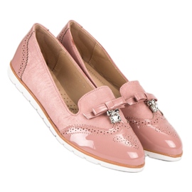 SDS Fashionable loafers pink 1
