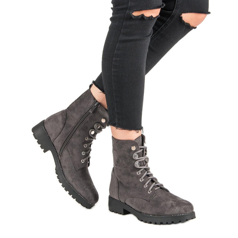 Seastar Suede Trappers grey 2