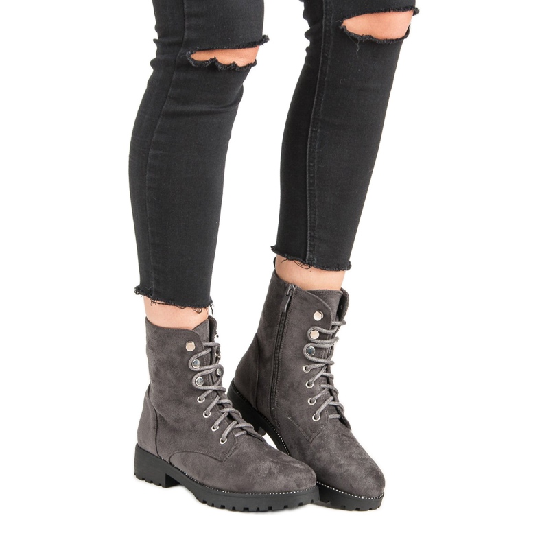 Seastar Suede Trappers grey 1