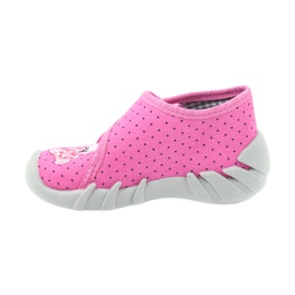 Befado children's shoes 112P185 slippers pink 3