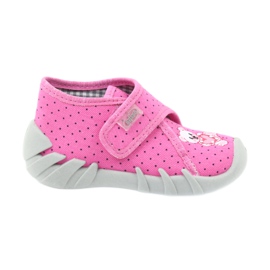 Befado children's shoes 112P185 slippers pink 1