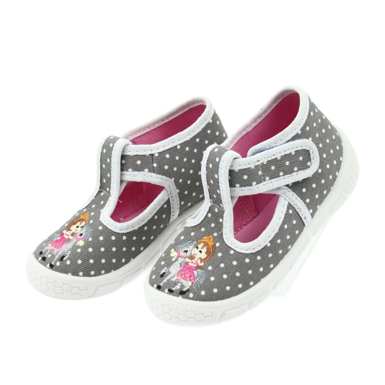 Befado children's shoes honey pu 531P006 white grey 4 Befado children's shoes honey pu 531P006 white grey 4