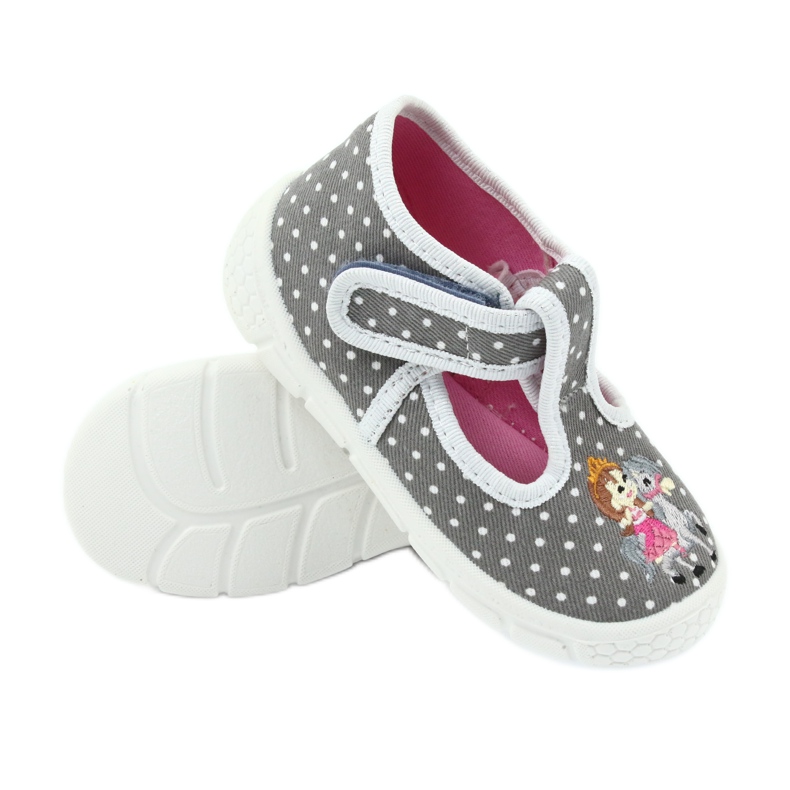 Befado children's shoes honey pu 531P006 white grey 3 Befado children's shoes honey pu 531P006 white grey 3
