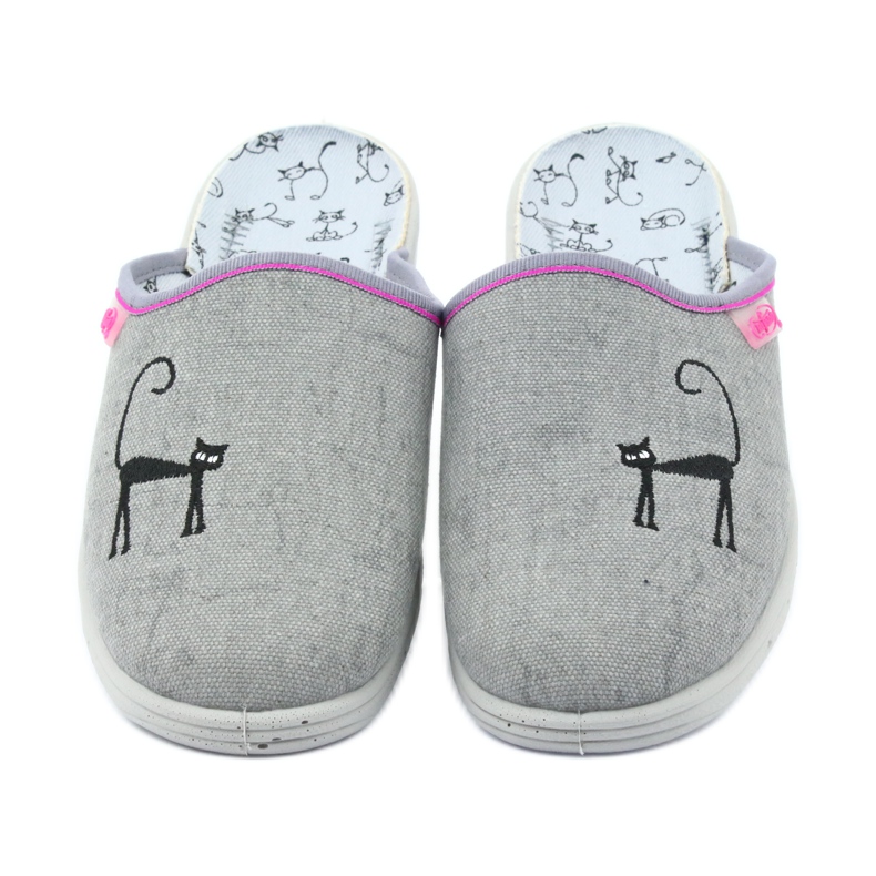 Befado children's shoes slippers 707Y398 grey 3 Befado children's shoes slippers 707Y398 grey 3