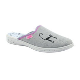 Befado children's shoes slippers 707Y398 grey 1 Befado children's shoes slippers 707Y398 grey 1